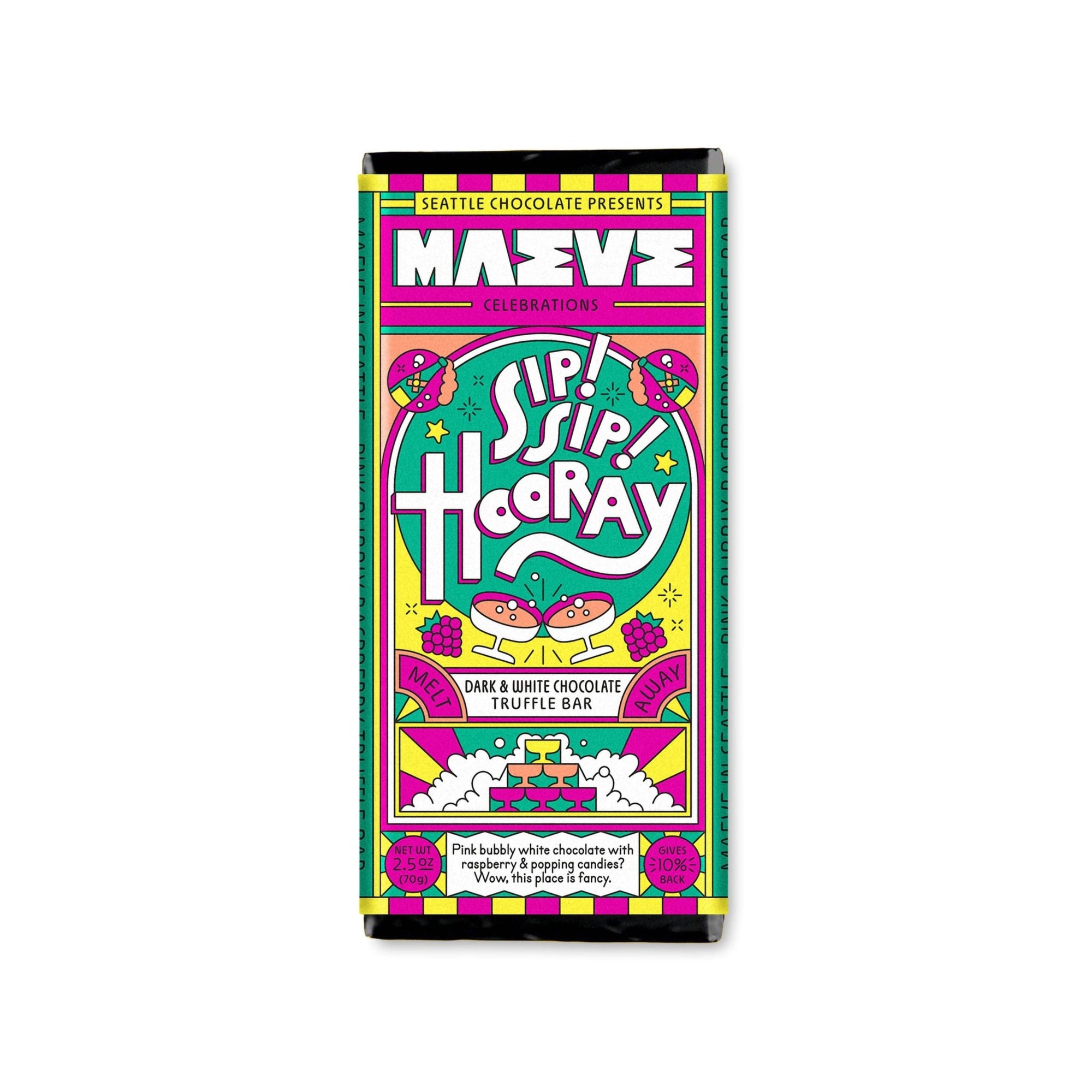 Sip Sip Hooray Truffle Bar - Box Turtle