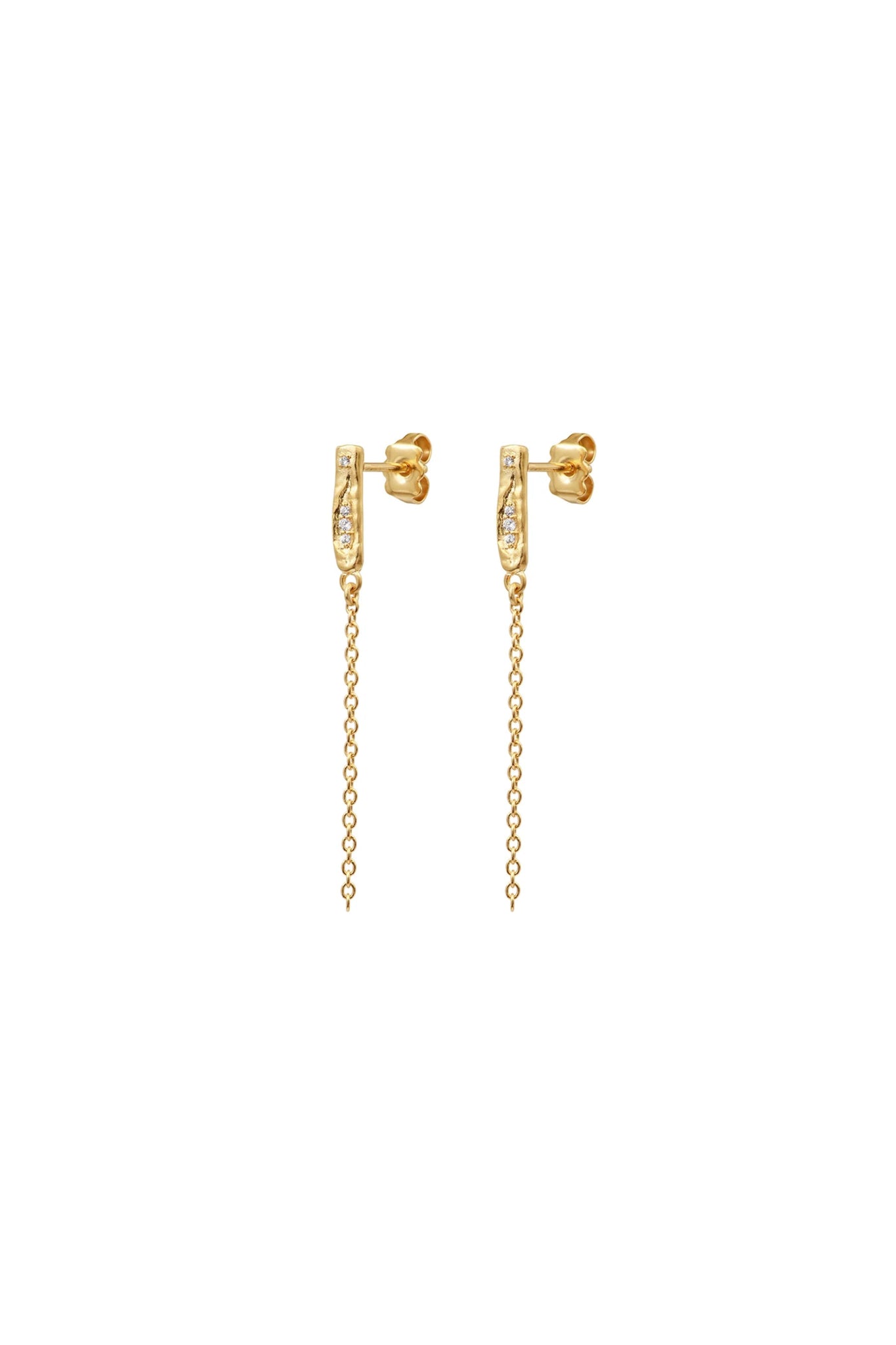 Sissi Chain Studs - Box Turtle