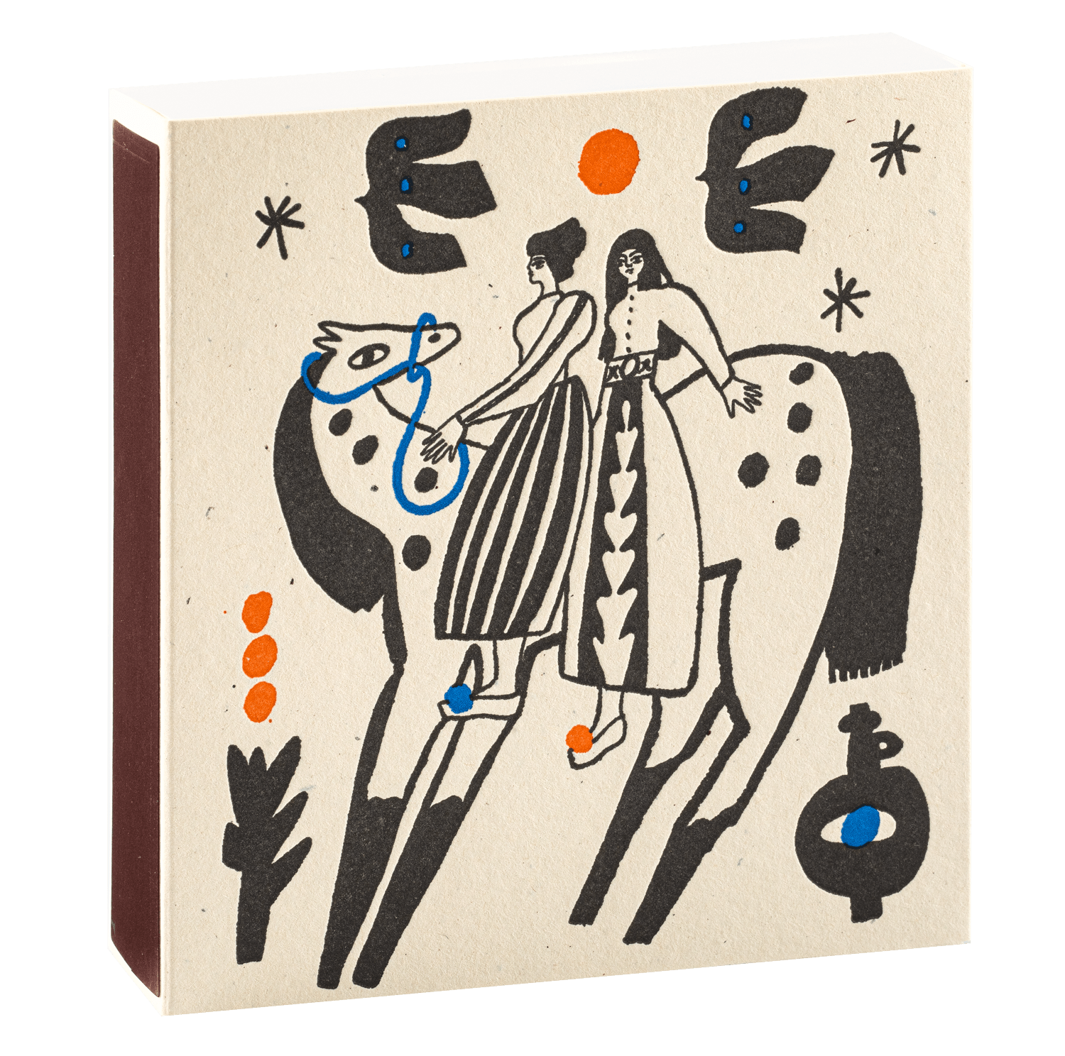 Sisterhood - Square Safety Matches - Box Turtle