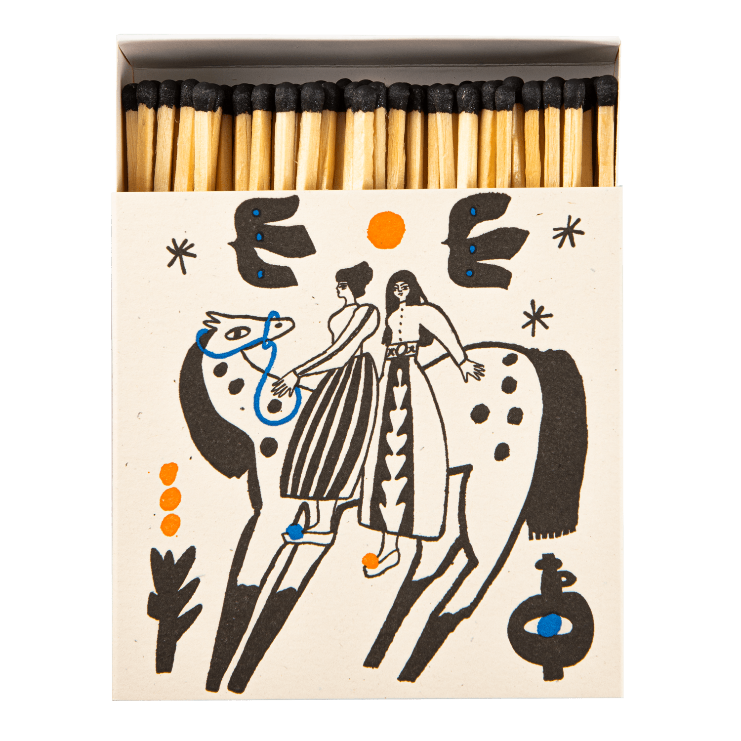 Sisterhood - Square Safety Matches - Box Turtle