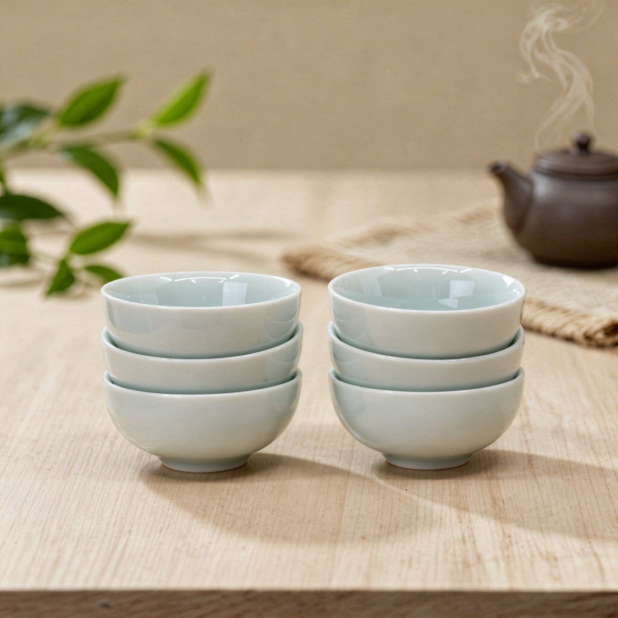 Sky Blue Koi Fish Kung Fu Tea Cup - Box Turtle