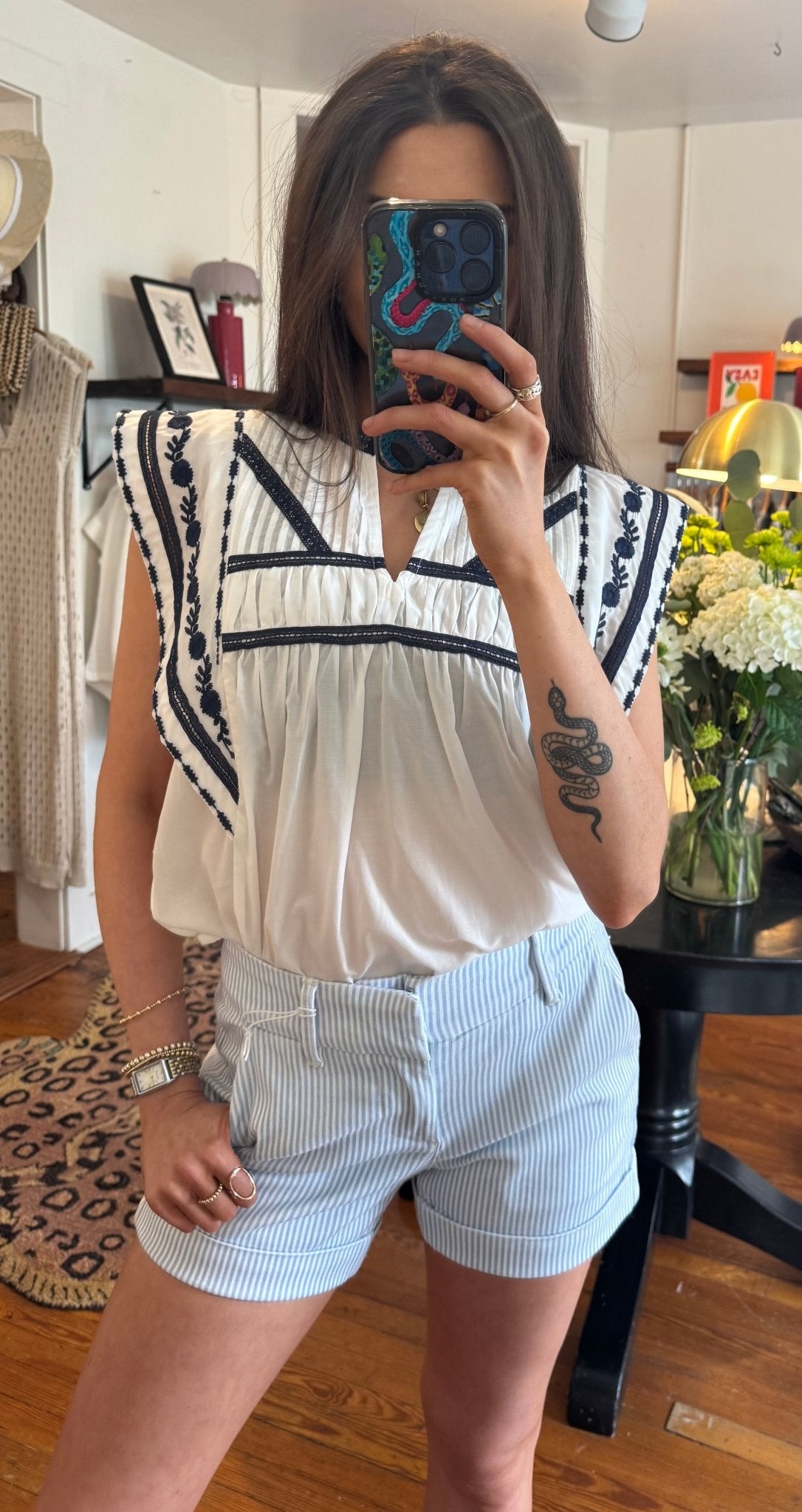 Skyway Stripe North Hampton Shorts - Box Turtle