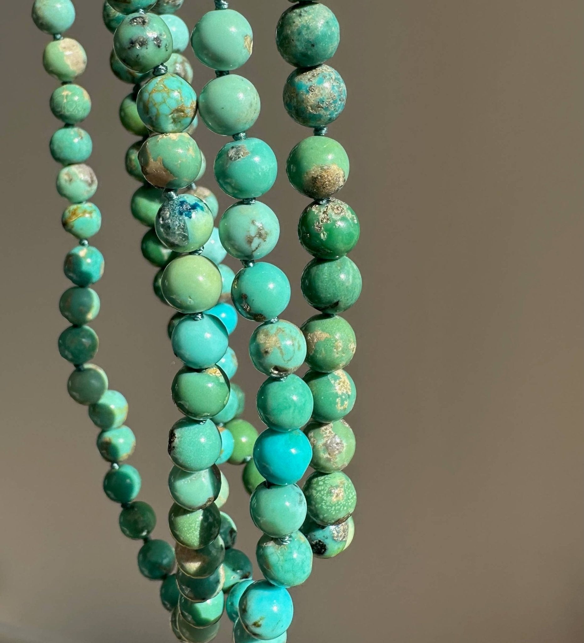 Slim Turquoise Necklace - Box Turtle