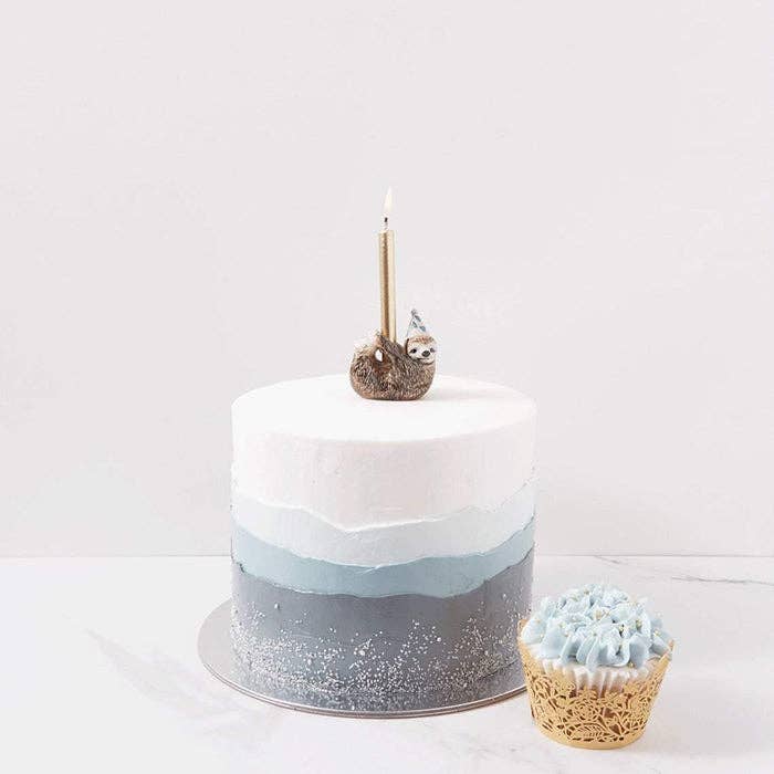 Sloth Cake Topper - Box Turtle