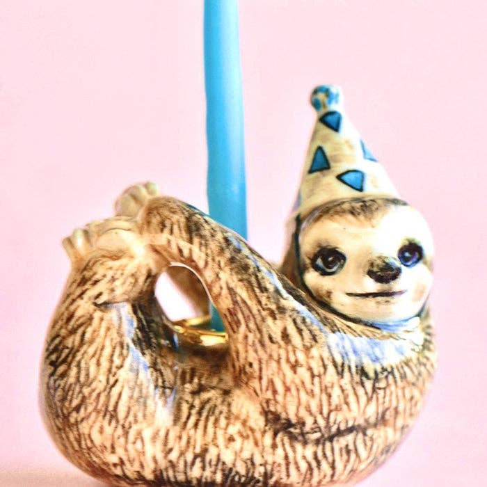 Sloth Cake Topper - Box Turtle