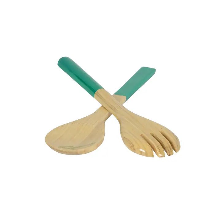 Small Bamboo Server Set - Box Turtle