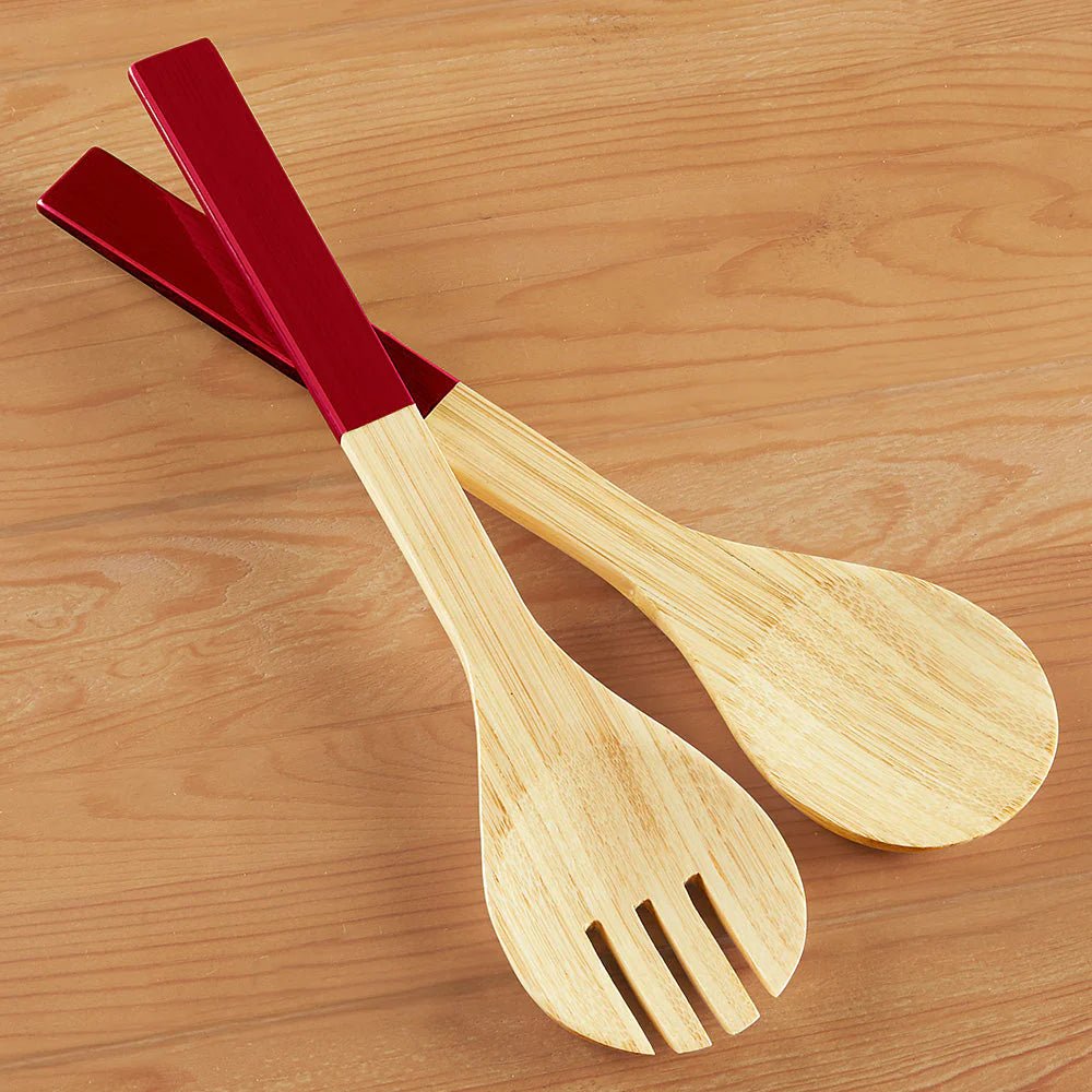 Small Bamboo Server Set - Box Turtle