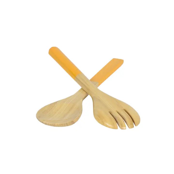 Small Bamboo Server Set - Box Turtle