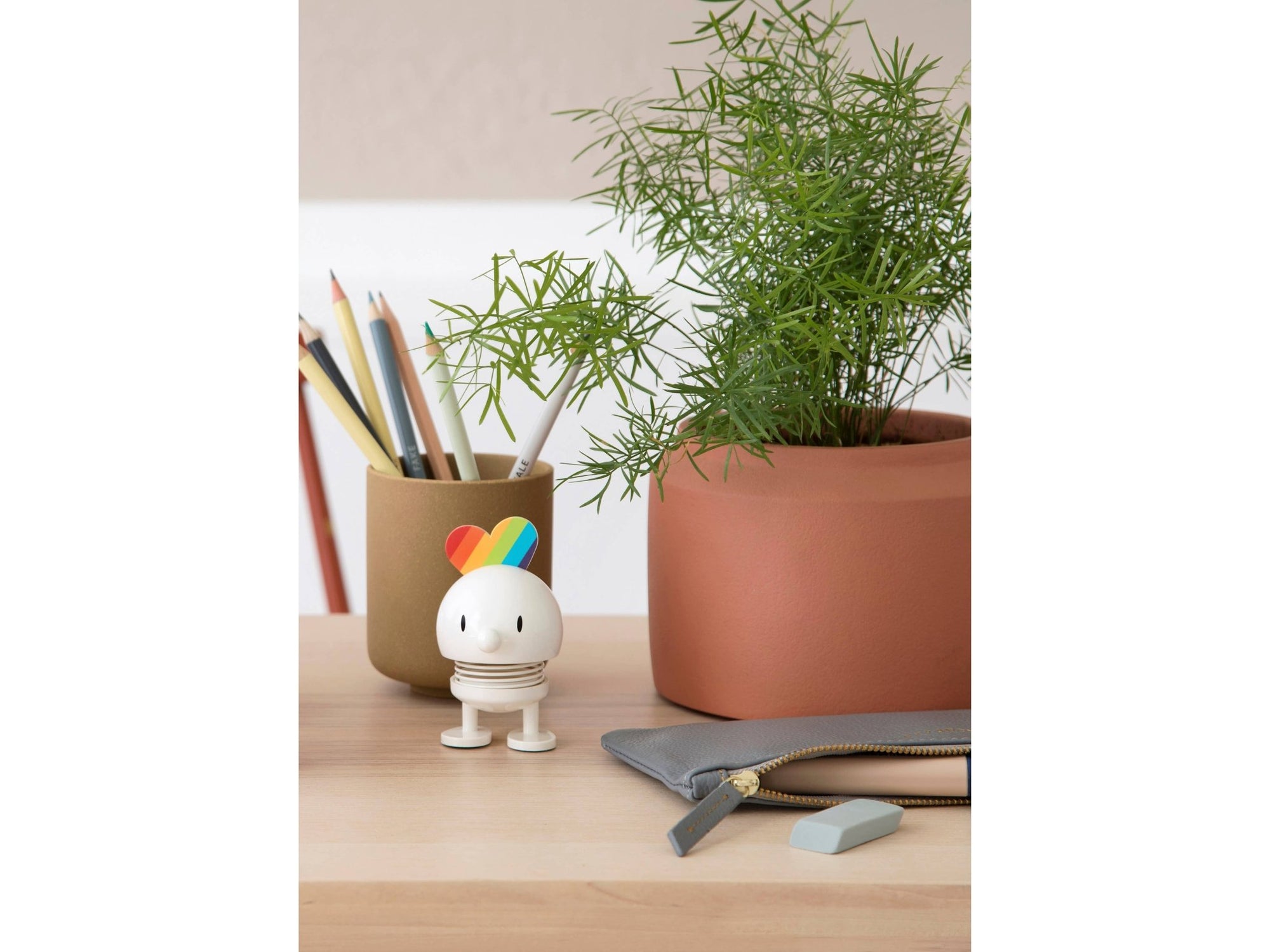 Small White & Rainbow Hoptimist - Box Turtle