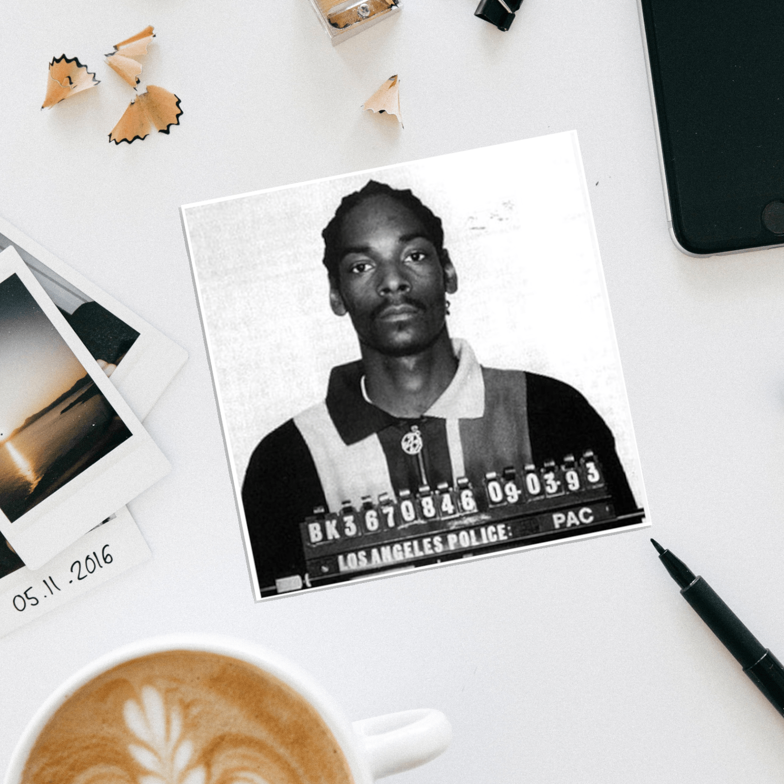 Snoop Dogg Mugshot Coaster - Box Turtle