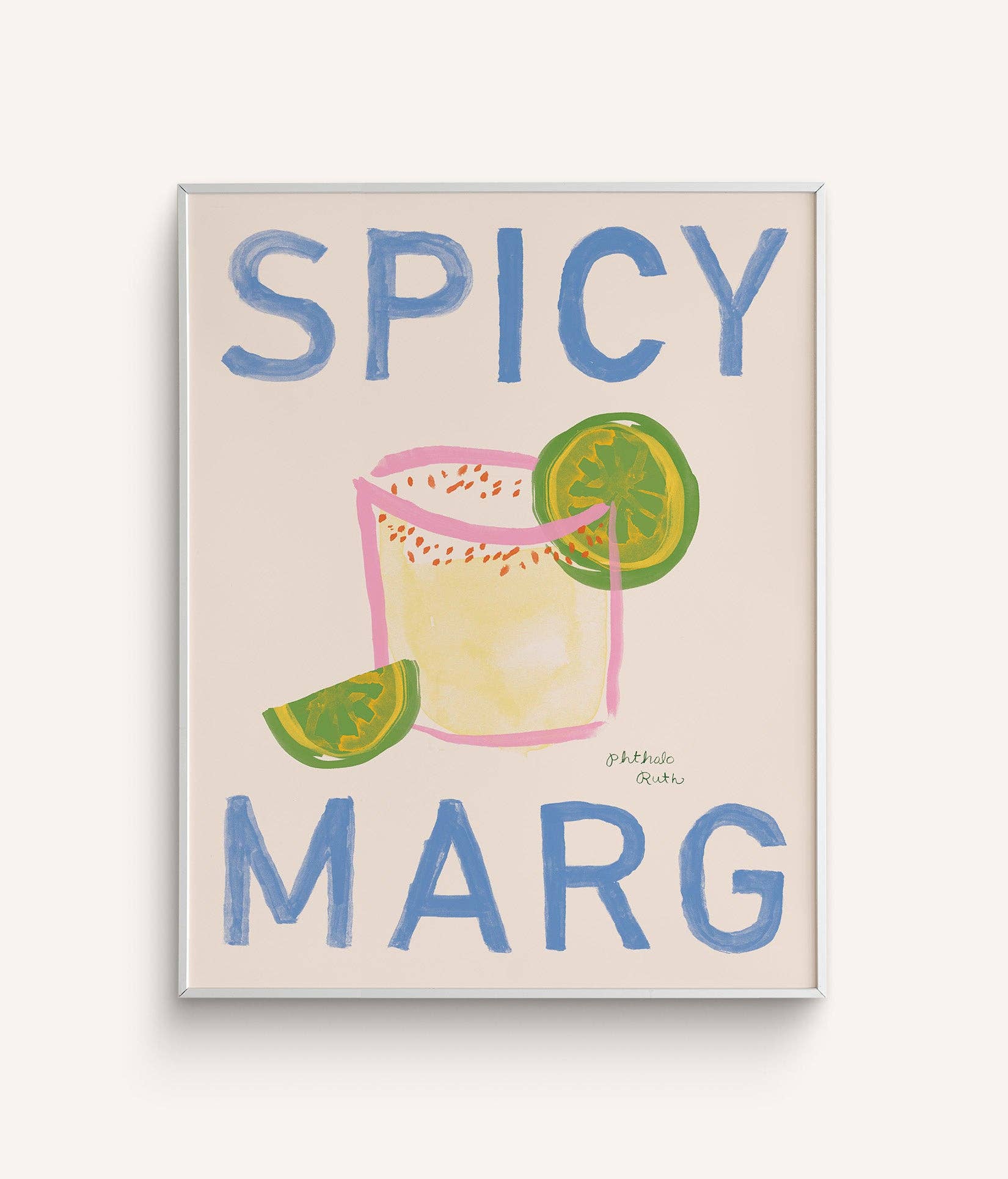 Spicy Marg Art Print - Box Turtle