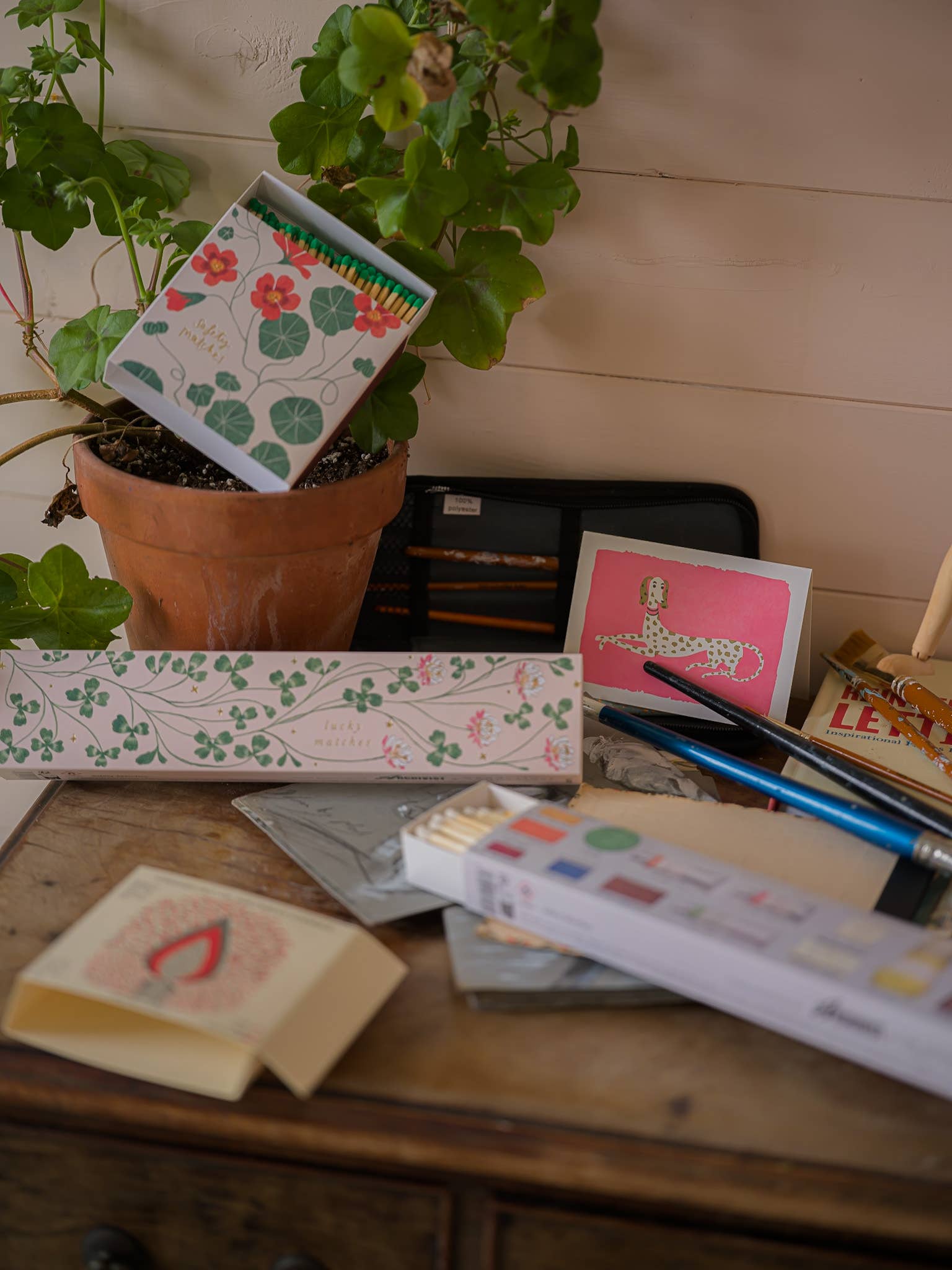 Spotty Dog - Notelet Card - Box Turtle