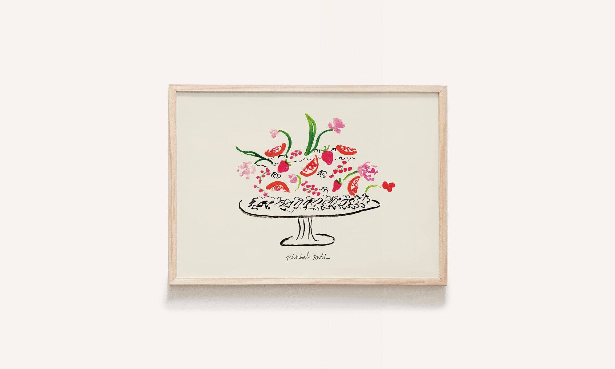 Spring Cake Mini Art Print - Box Turtle