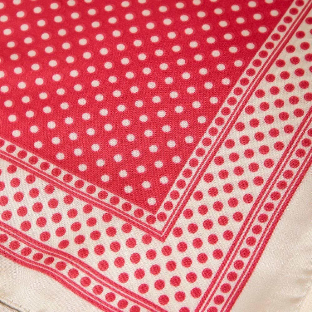 Square Polka Dot Pattern Scarf - Box Turtle