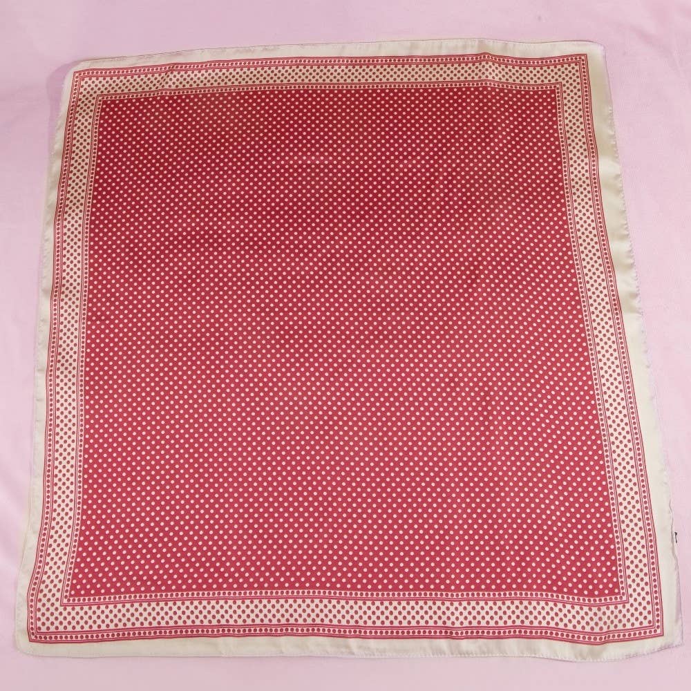 Square Polka Dot Pattern Scarf - Box Turtle