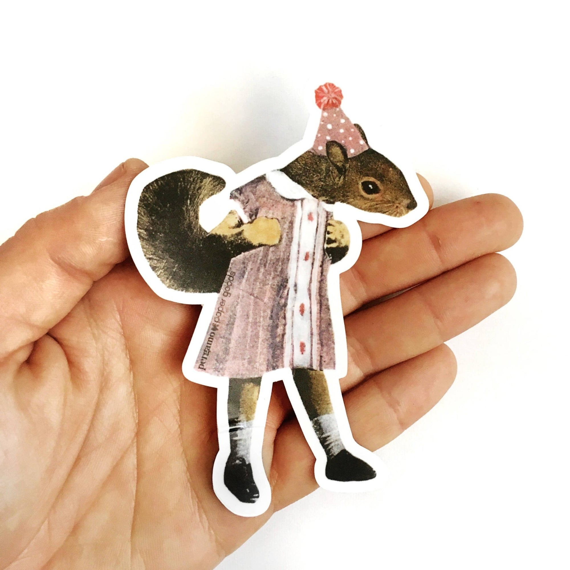 Squirrel Girl Vinyl Sticker - Box Turtle