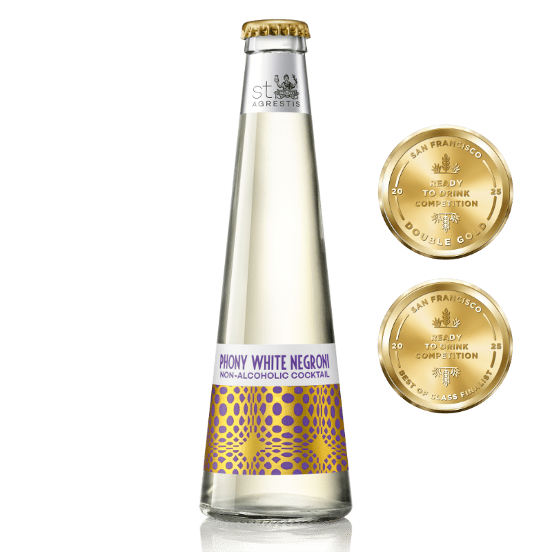 St. Agrestis Non - Alcoholic Phony White Negroni. - Box Turtle