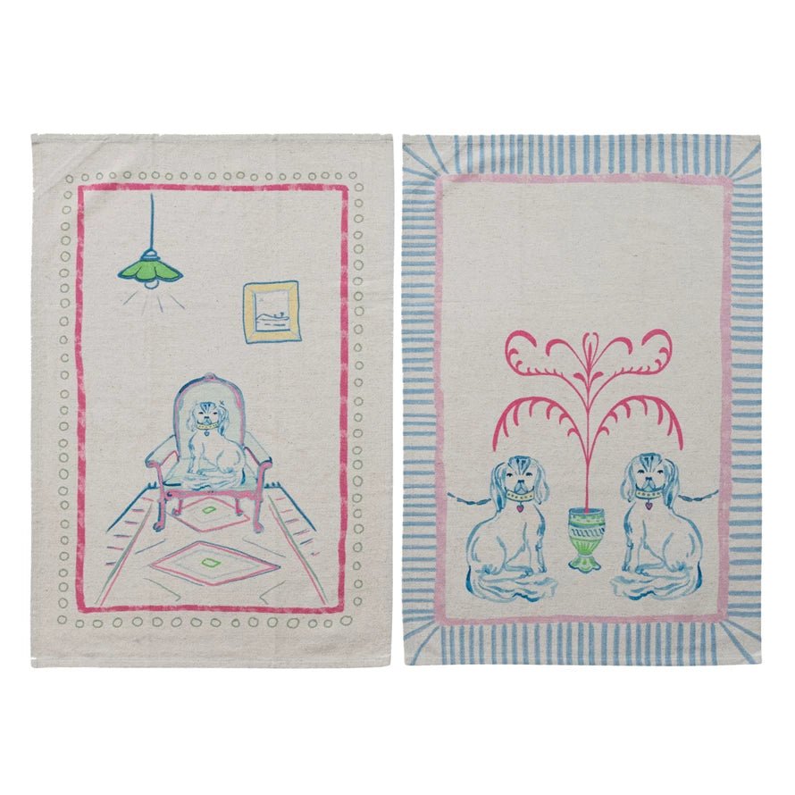 Staffordshire Dog Tea Towel - Box Turtle