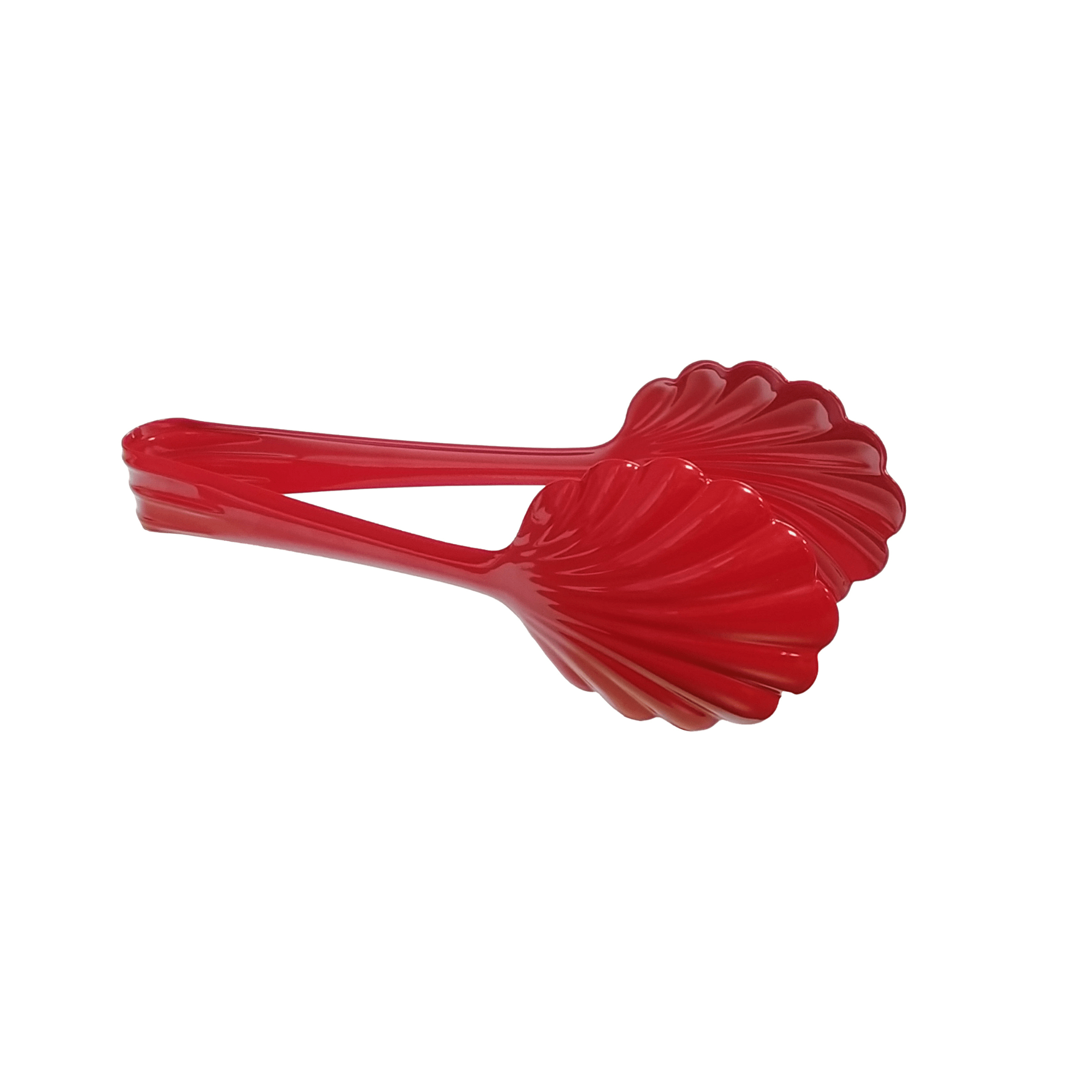 Stainless Steel Scalloped Bakery Tongs - Box Turtle