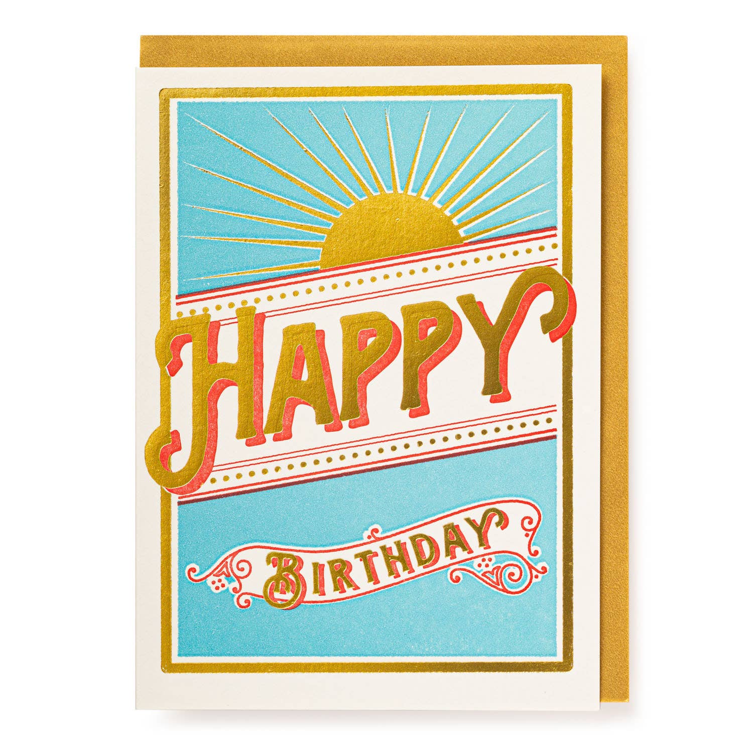 Star Burst - Birthday Card - Box Turtle