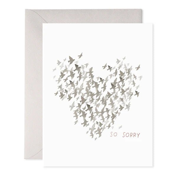Starlings Condolence Card - Box Turtle