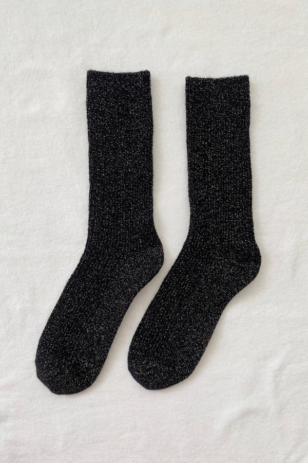 Starry Night Winter Sparkle Socks - Box Turtle