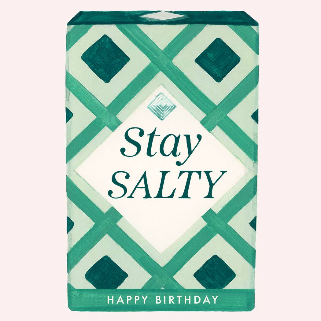 Stay Salty Card - Box Turtle