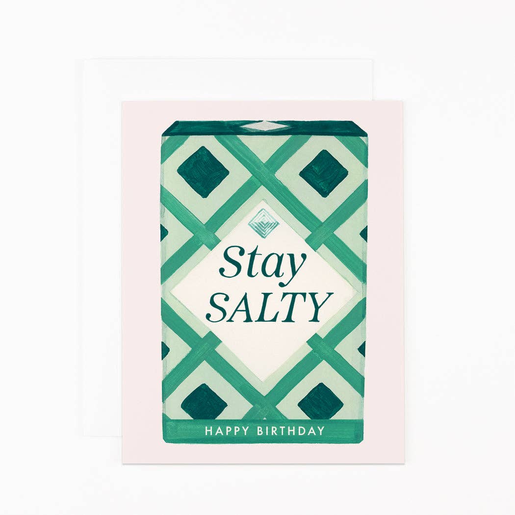 Stay Salty Card - Box Turtle