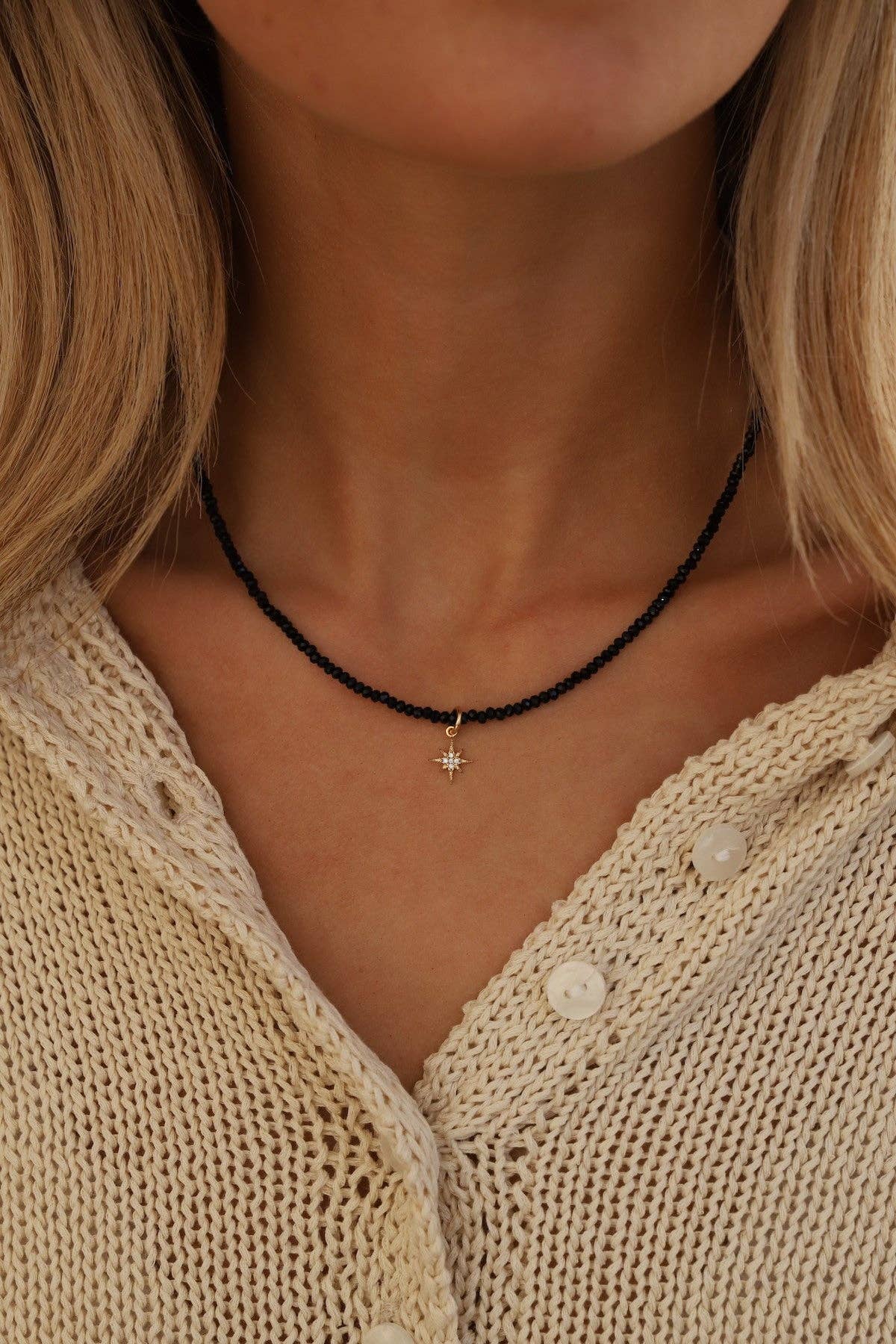 Stella Noir Necklace - Box Turtle