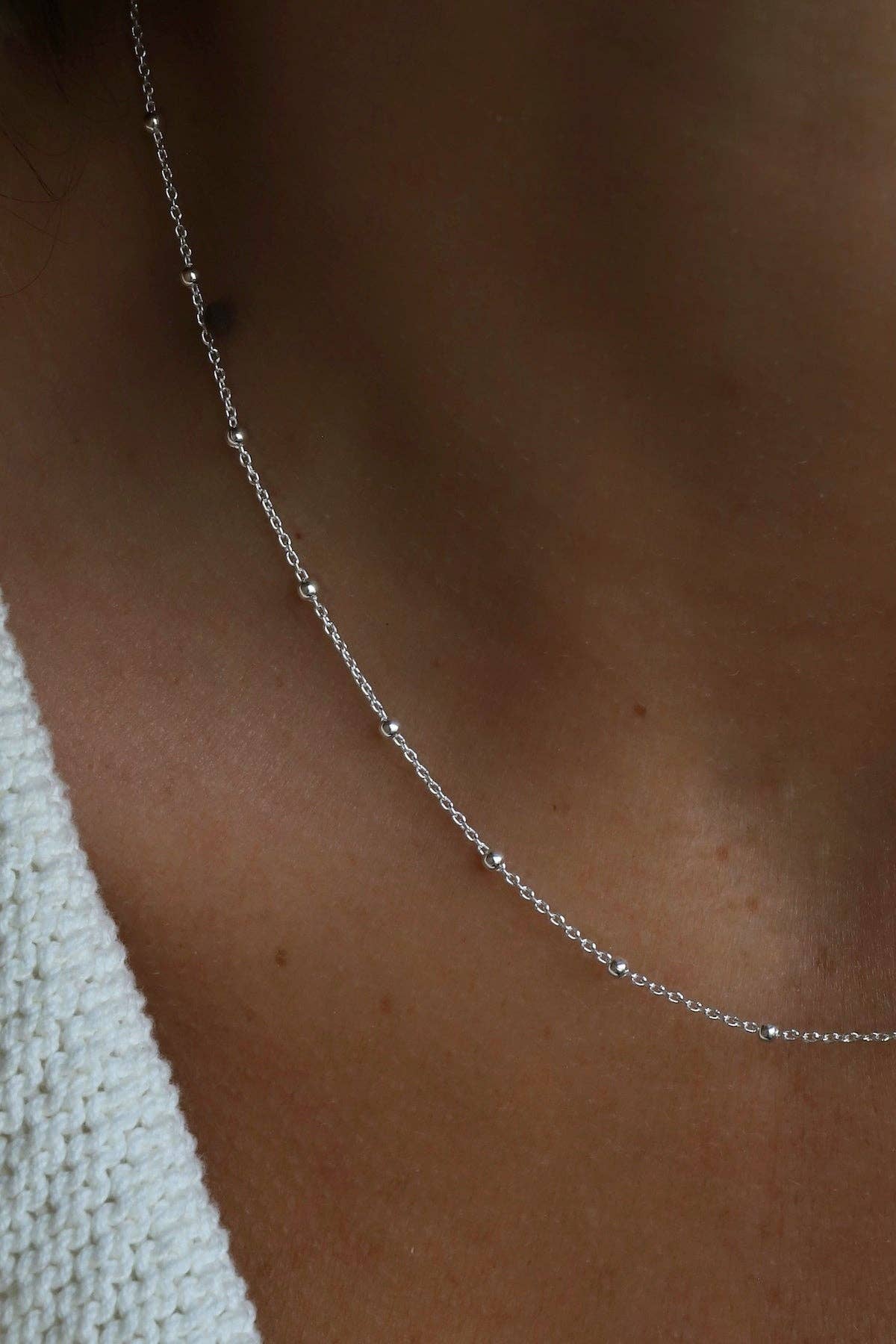 Sterling Silver Satellite Chain - Box Turtle