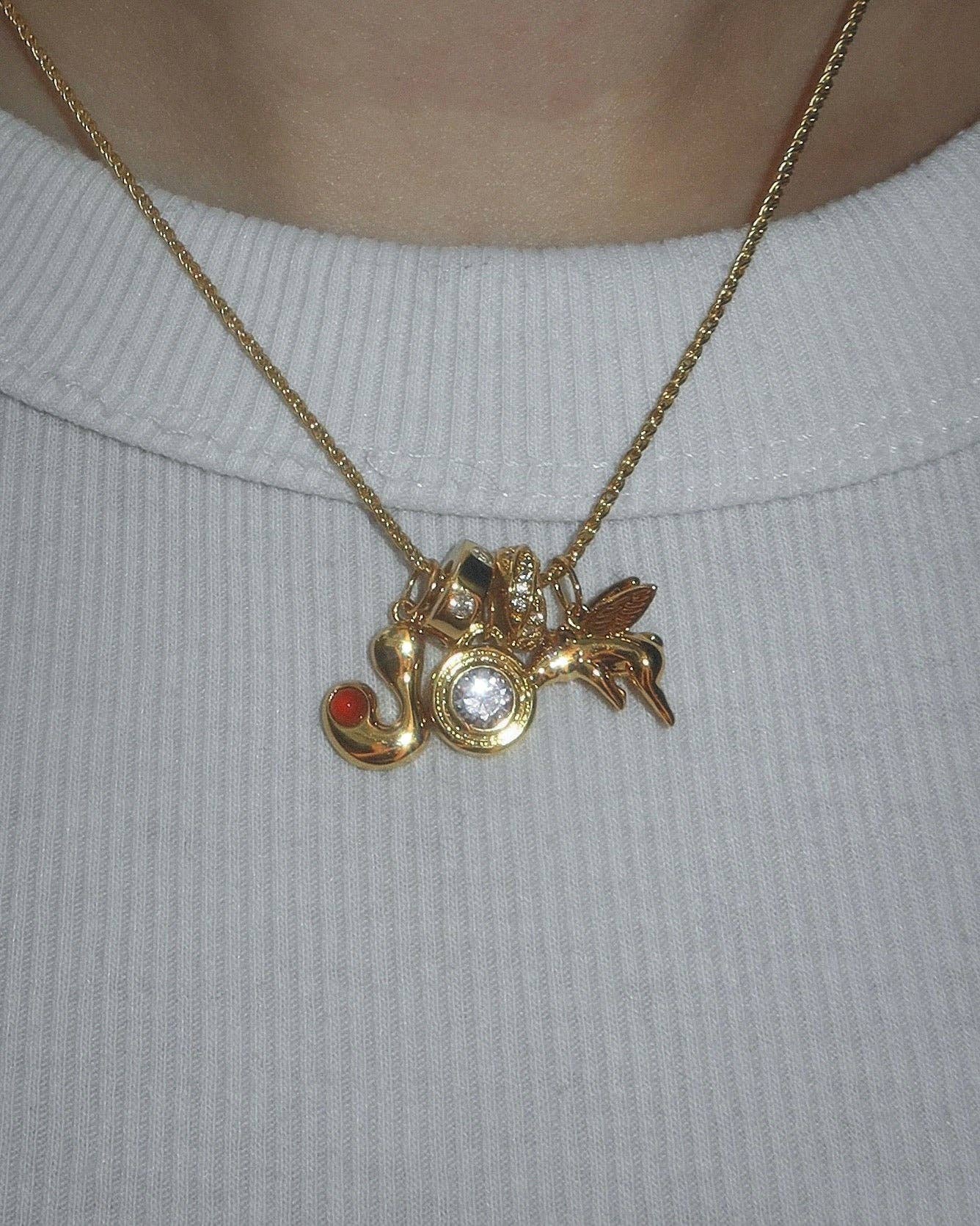 Stevie Flying Pig Charm - Box Turtle