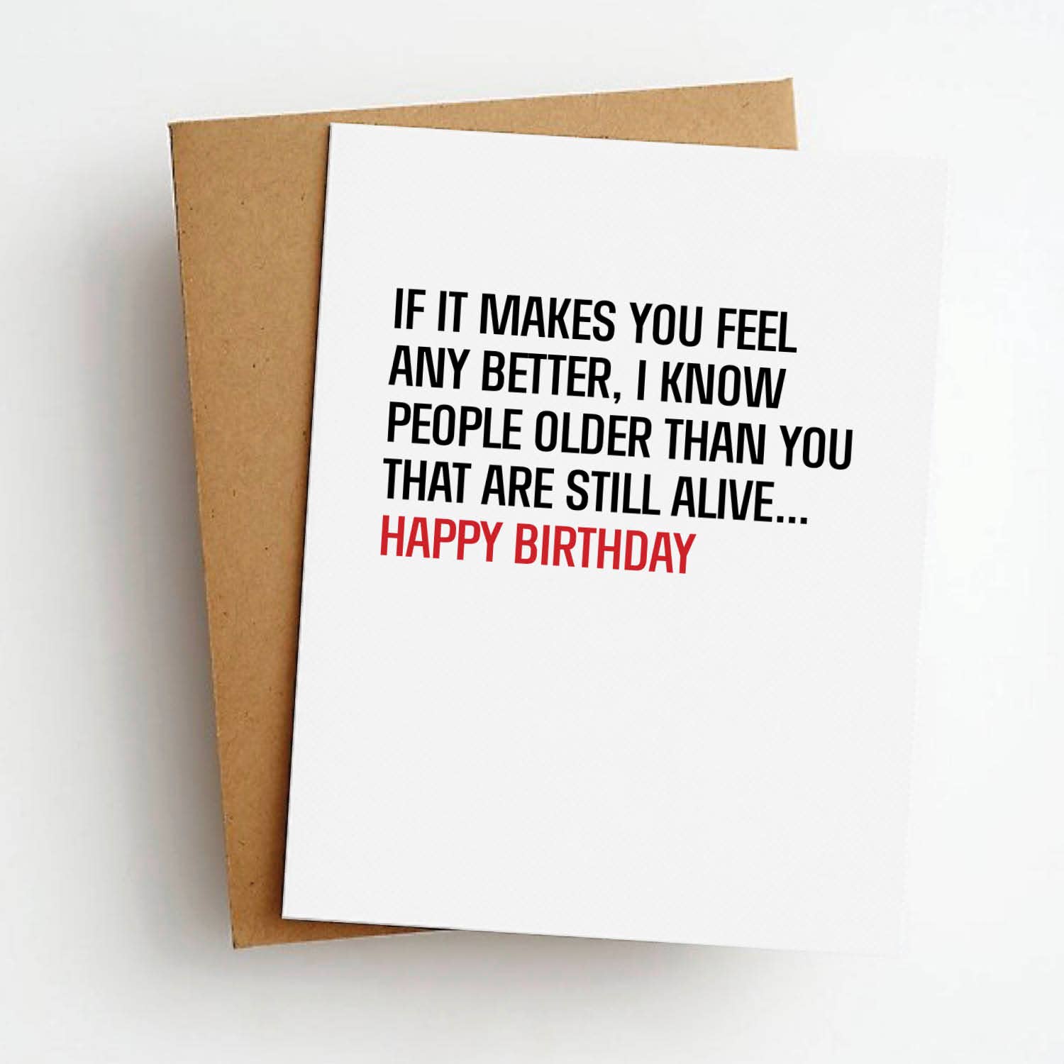 Still Alive Funny Birthday Greeting Card - Box Turtle