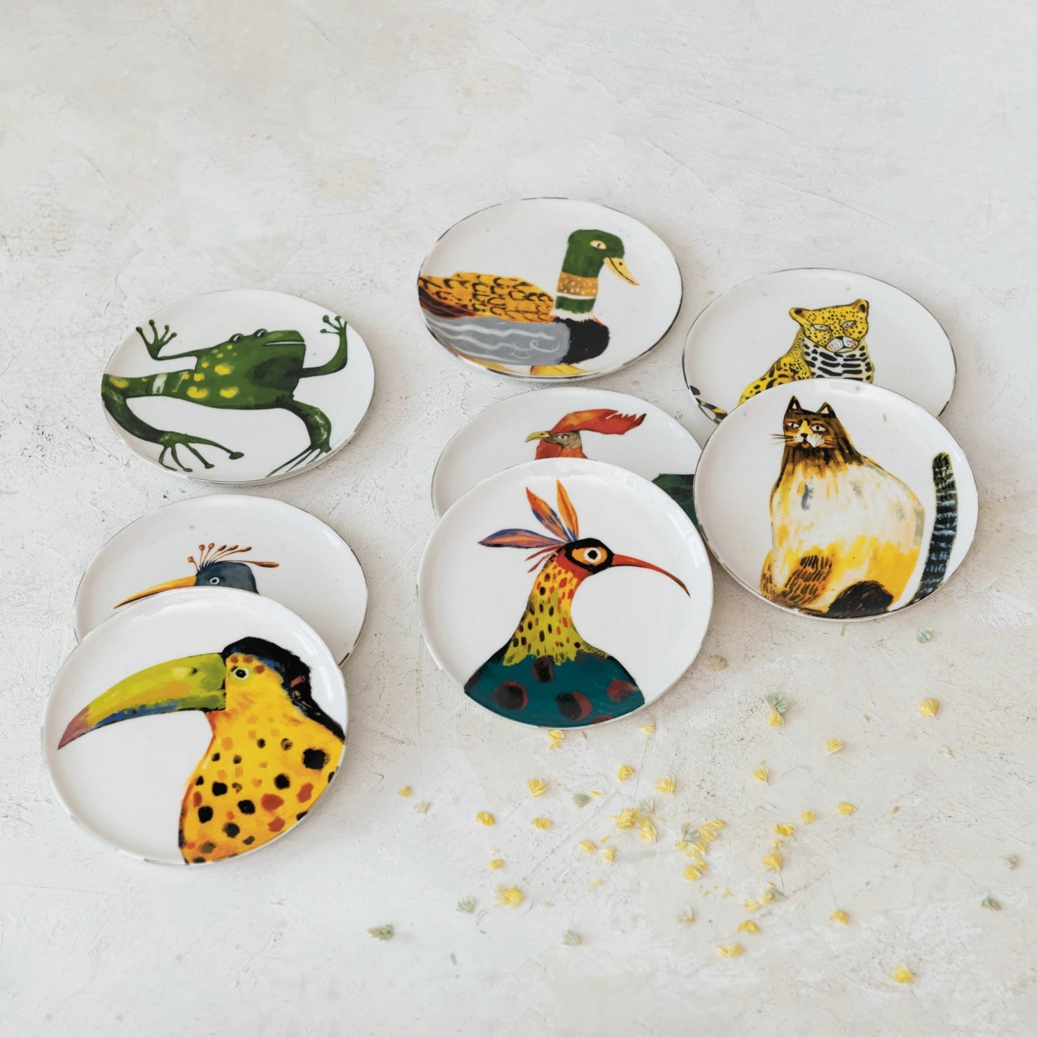 Stoneware Animal Plates - Box Turtle
