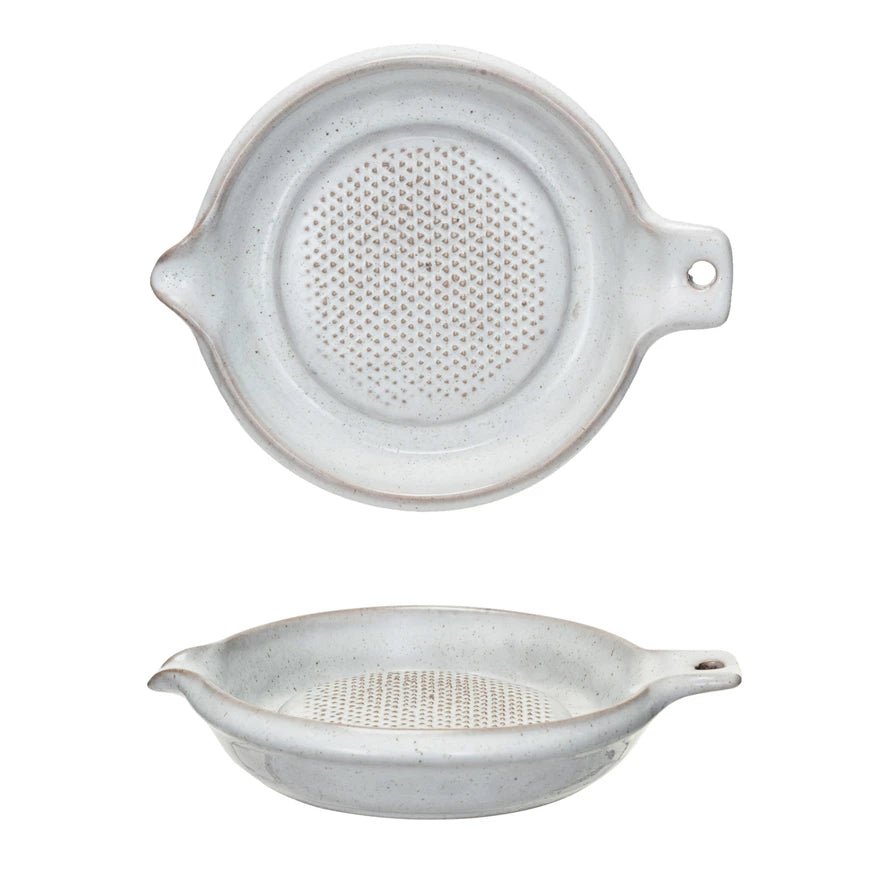 Stoneware Grater - Box Turtle