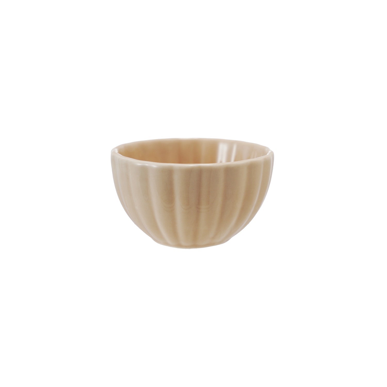 Stoneware Ribbed Bowl - Box Turtle