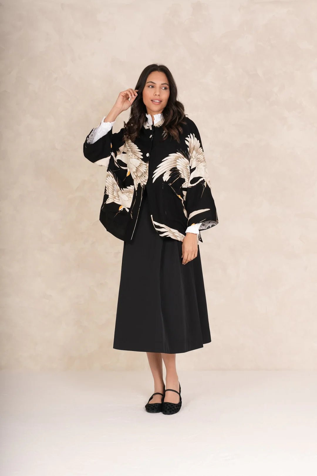 Stork Black Summer Jacket - Box Turtle
