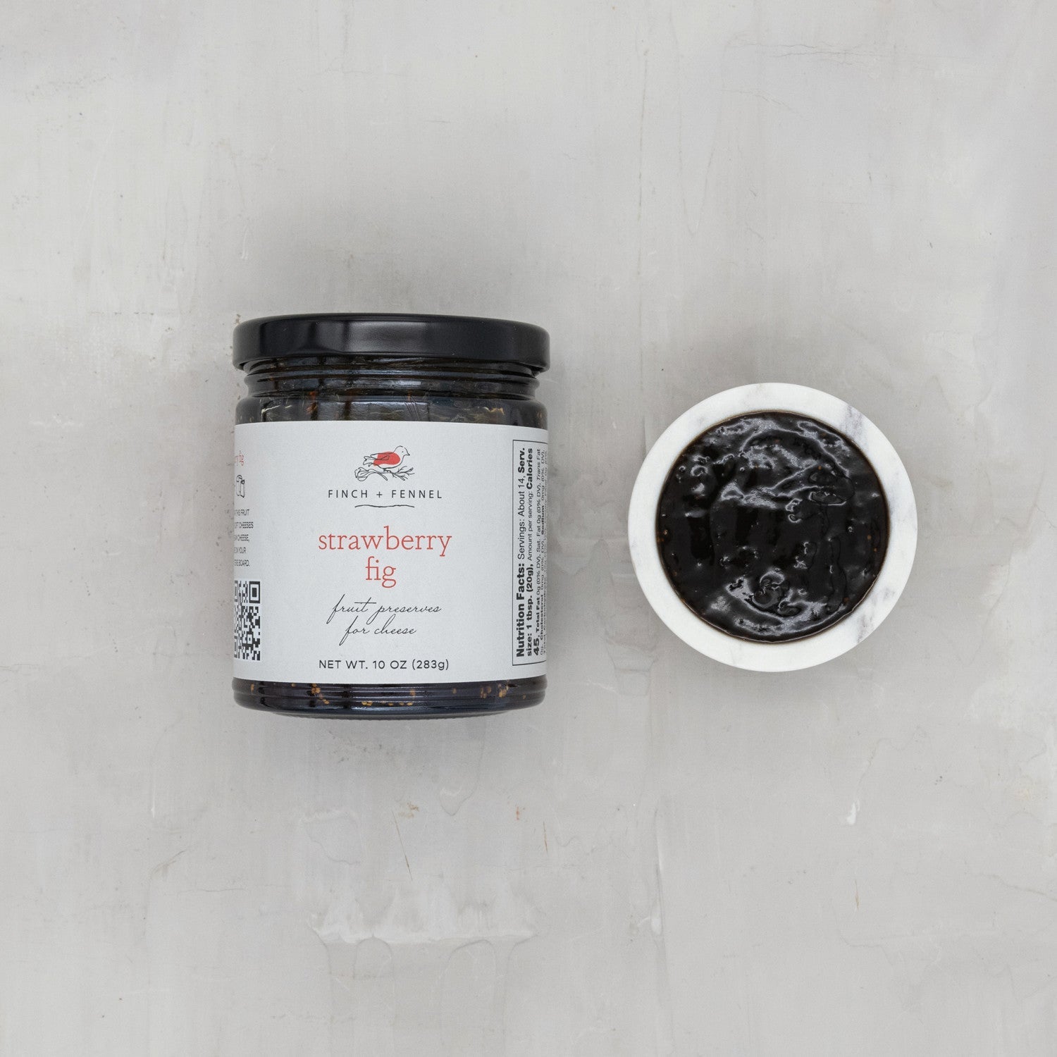 Strawberry Fig Fruit Preserves - Box Turtle