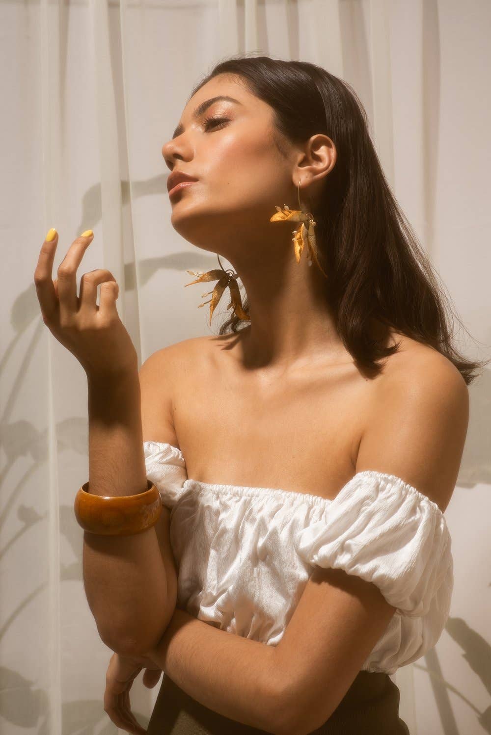 Strelitzia earrings - Box Turtle