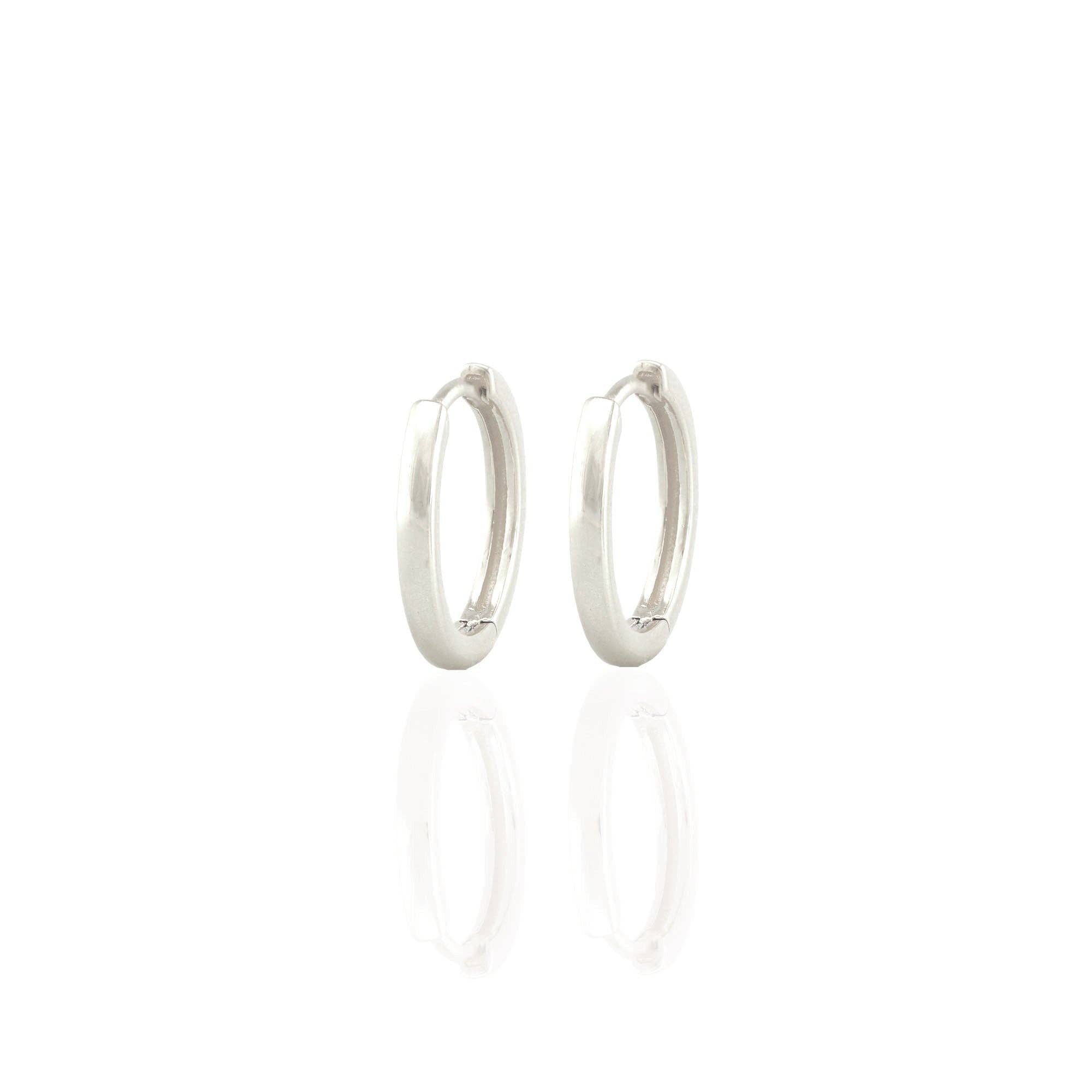 Sunny Side Hinged Hoop Earrings - Box Turtle