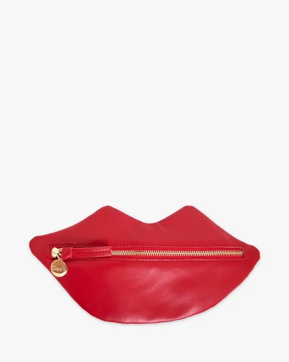 Super Red Lips Flat Clutch - Box Turtle
