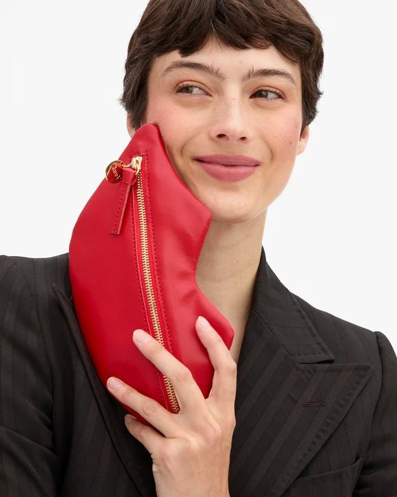 Super Red Lips Flat Clutch - Box Turtle