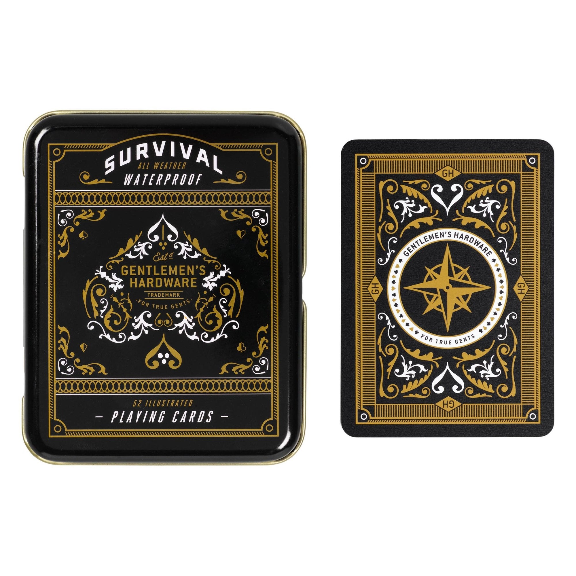 Survival Playing Cards - Box Turtle