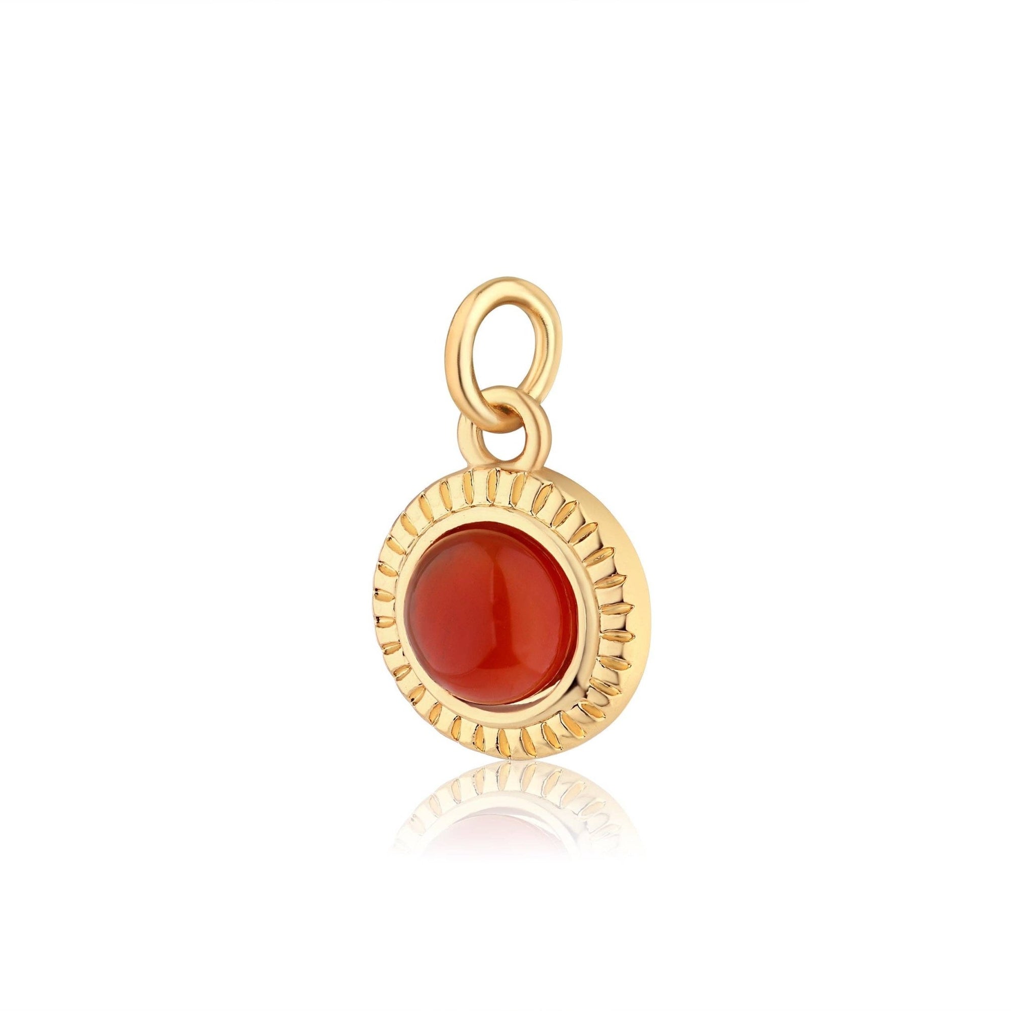 Sybil Gemstone Charm - Box Turtle