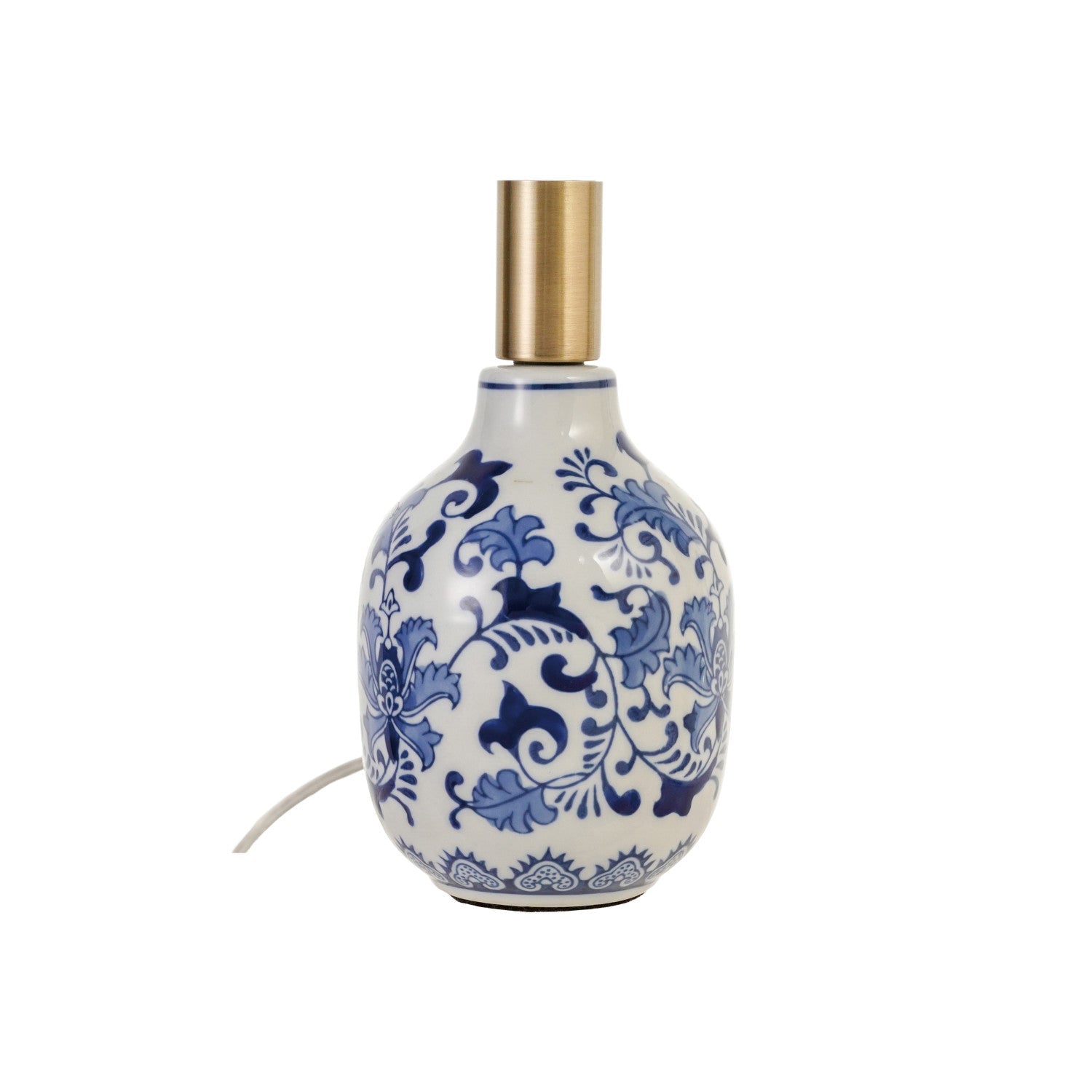 Table Lamp with Floral Pattern - Box Turtle