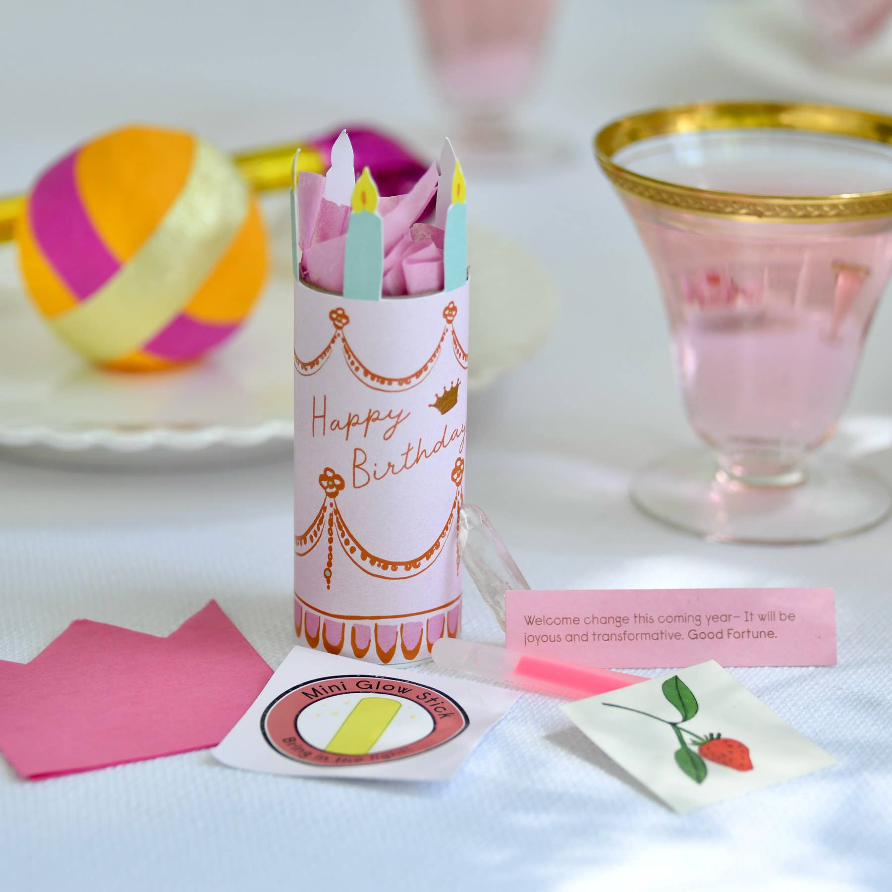 Tabletop Surprise"Happy Birthday" Cake - Box Turtle