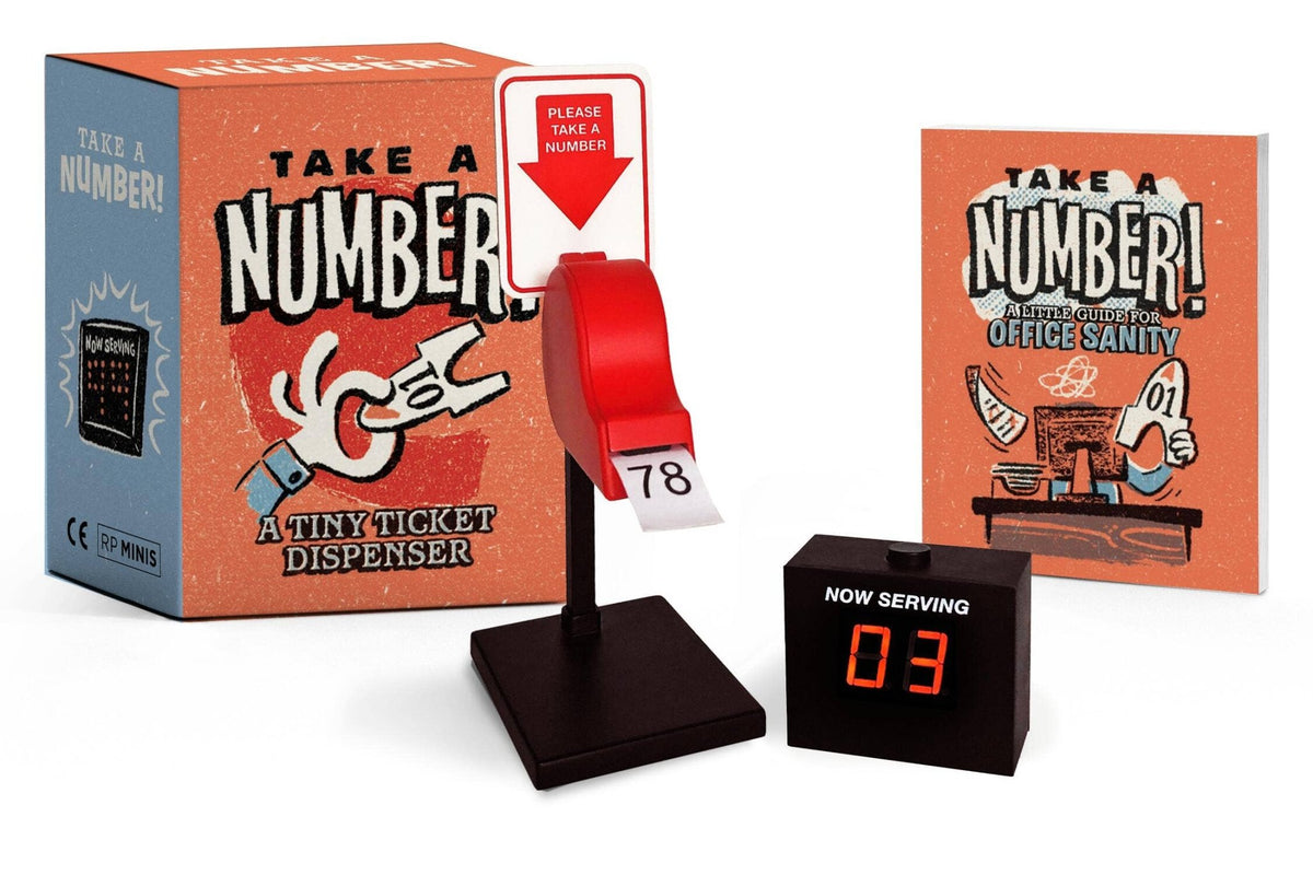 Take A Number! - Desktop Trinket - Box Turtle