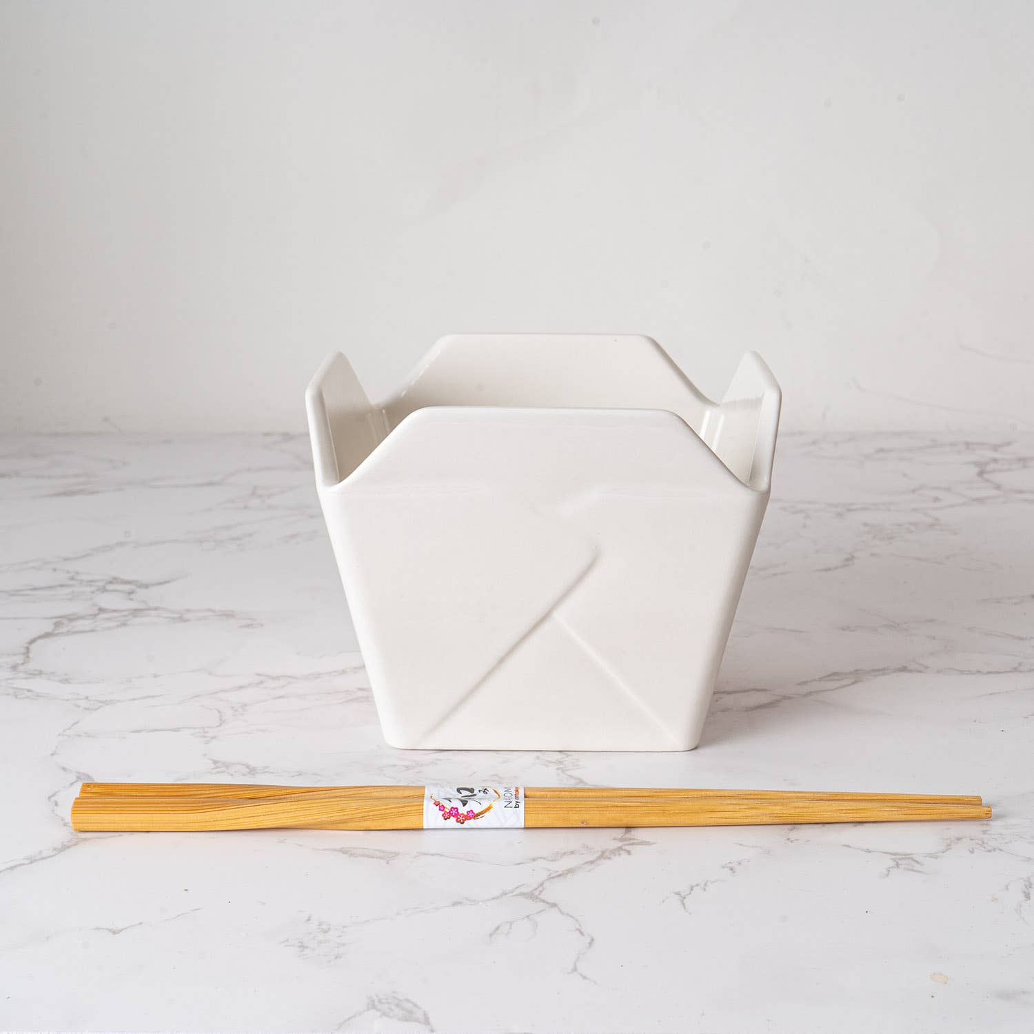 Takeout Box Serving Bowl With Chopsticks - Box Turtle