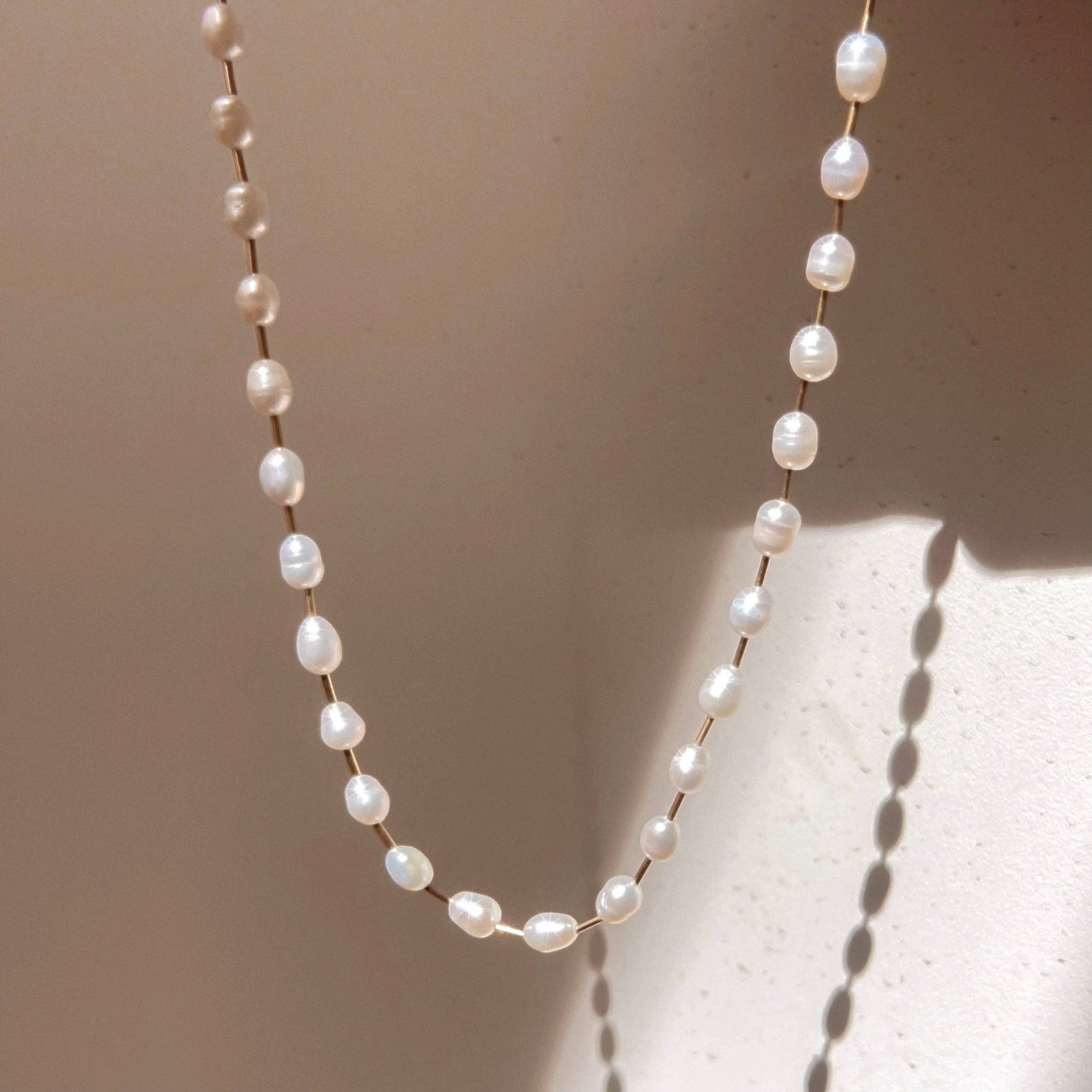 Talia Pearl Necklace - Box Turtle