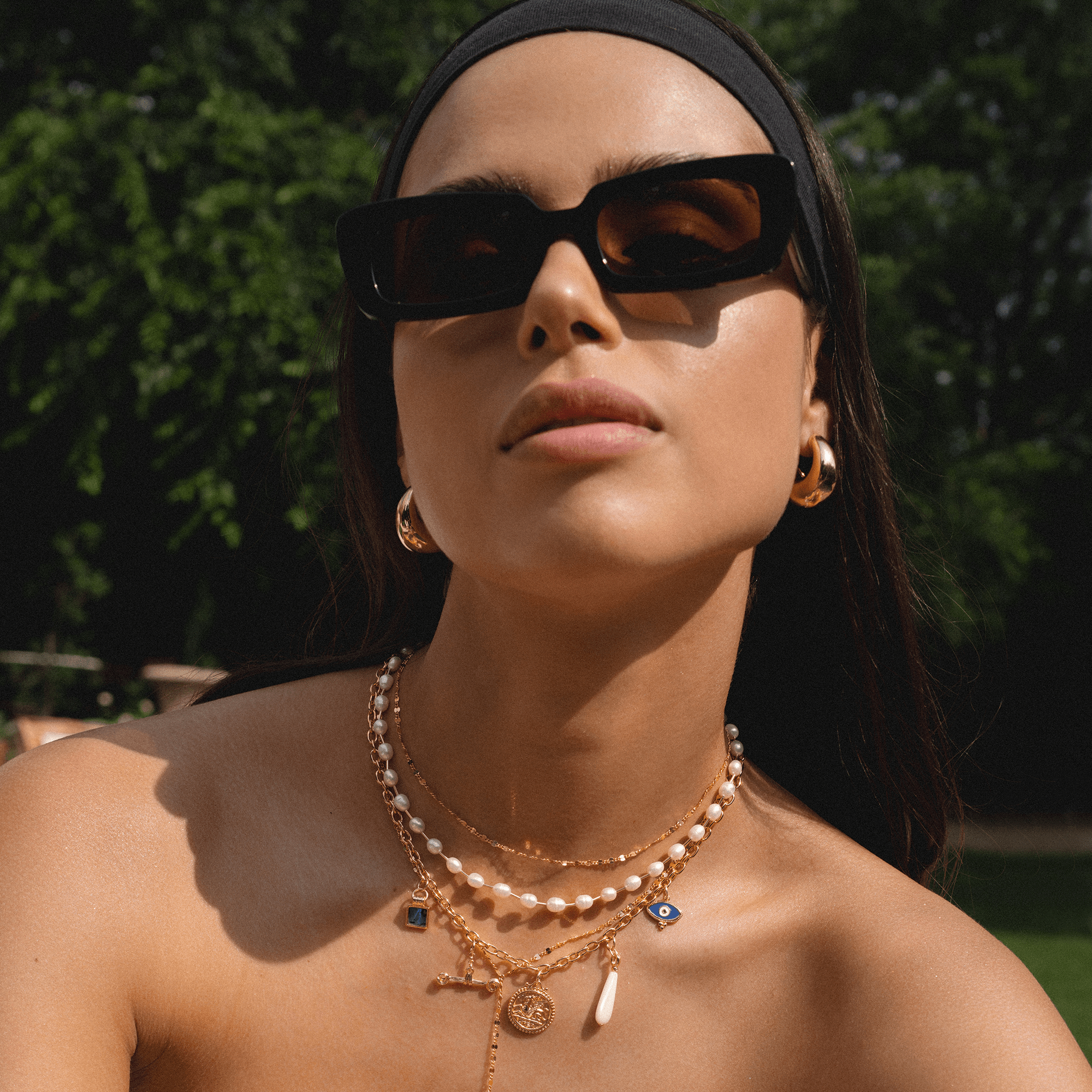 Talia Pearl Necklace - Box Turtle