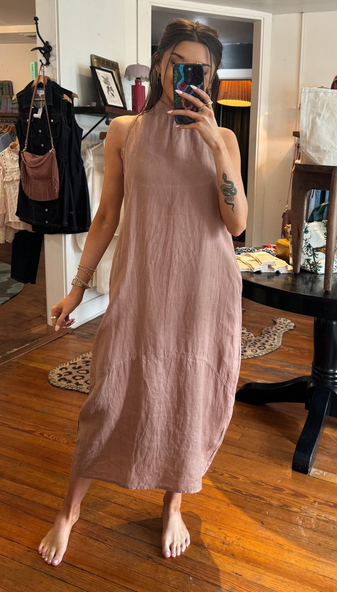 Tan Vanessa Dress - Box Turtle